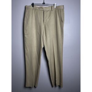 Tommy Bahama Silk Blend Khaki Pants Men's Slacks Cozy Corpcore Career‎ Workwear